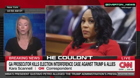 CNN was just forced to read on air why the Georgia prosecutor dropped the entire election case
