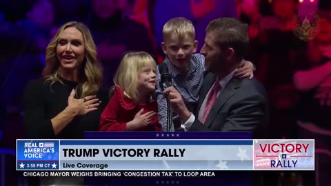 TRUMP’S GRANDCHILDREN SAY THE PLEDGE OF ALLEGIANCE