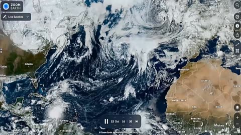 Major Hurricane Melissa 2025 - Zoom Earth (I)
