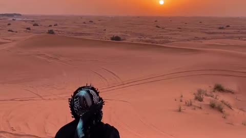 "Sunset in the Sands: Desert Magic Hour"