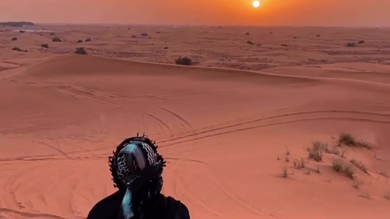 "Sunset in the Sands: Desert Magic Hour"