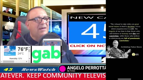 NCTV45 NEWSWATCH MORNING SAT NIOV 11 2025 WITH ANGELO PERROTTA