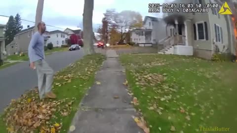 Auburn police officers rescued man from window as fire damages home