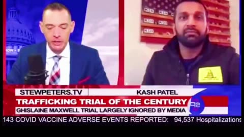 Kash Patel Caught Lying To Congress, Again! Says He Doesn't Know Who Stew Peters Is