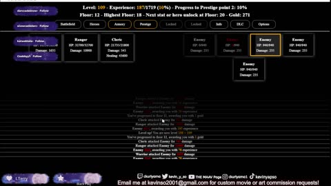 Idle Stream of Fantasy Map Simulator