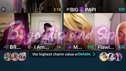 Team PK Papi RealFly IAmHer Moet FlawlessSisters QueenBBW TeeTee RatedR 1/2/26 #bigoclipandsip