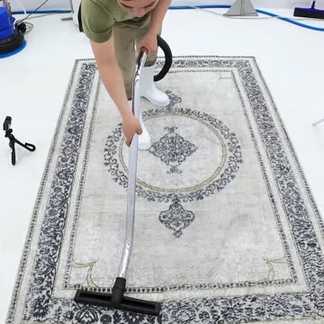 An Impossible Job Watch Me Try To Save This Rug From The Landfill. ASMR Carpet Cleaning #shorts