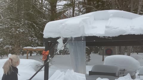 Custom Snow Removal Contraption