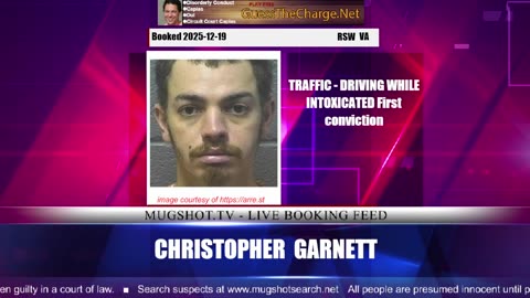 Mugshot TV - Live Arrest Booking Video Stream