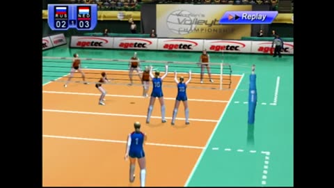 Women's Volleyball Championship (Ps2) Russia vs Dutch Part1