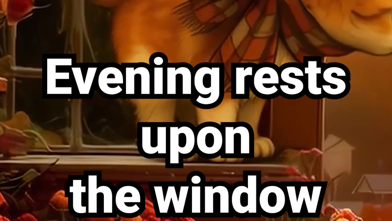 Evening rests upon the window ledge #natureambience #eveningmeditation #studysounds