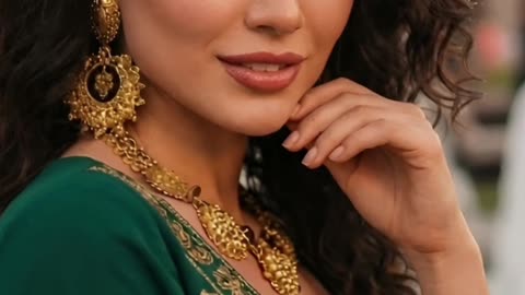 Can you believe this gold set isn’t vintage? Wait till you see it shine up close #goldjewelry