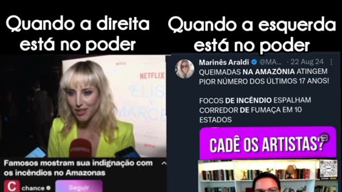 OBSERVE COMO FUNCIONA A MANIPULAÇÃO DA ESQUERDA, NÃO QUEREM QUE VOCÊ SAIBA QUE ELES ESTÃO DESTRUINDO, ISSO, SÓ VALE PARA O OUTRO.