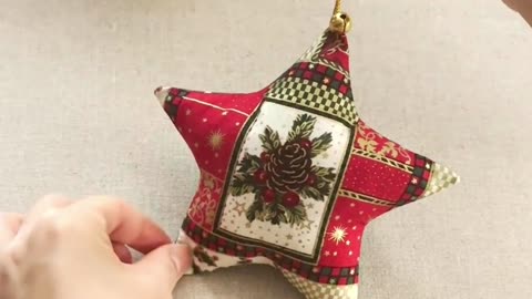 Christmas Ornament🎄❄ | DIY | Quick Sewing Tips No.338