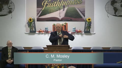 Pastor C. M. Mosley, Musings From The Maniac, Mark 5:1-10, Sunday Morning, 10/19/2025