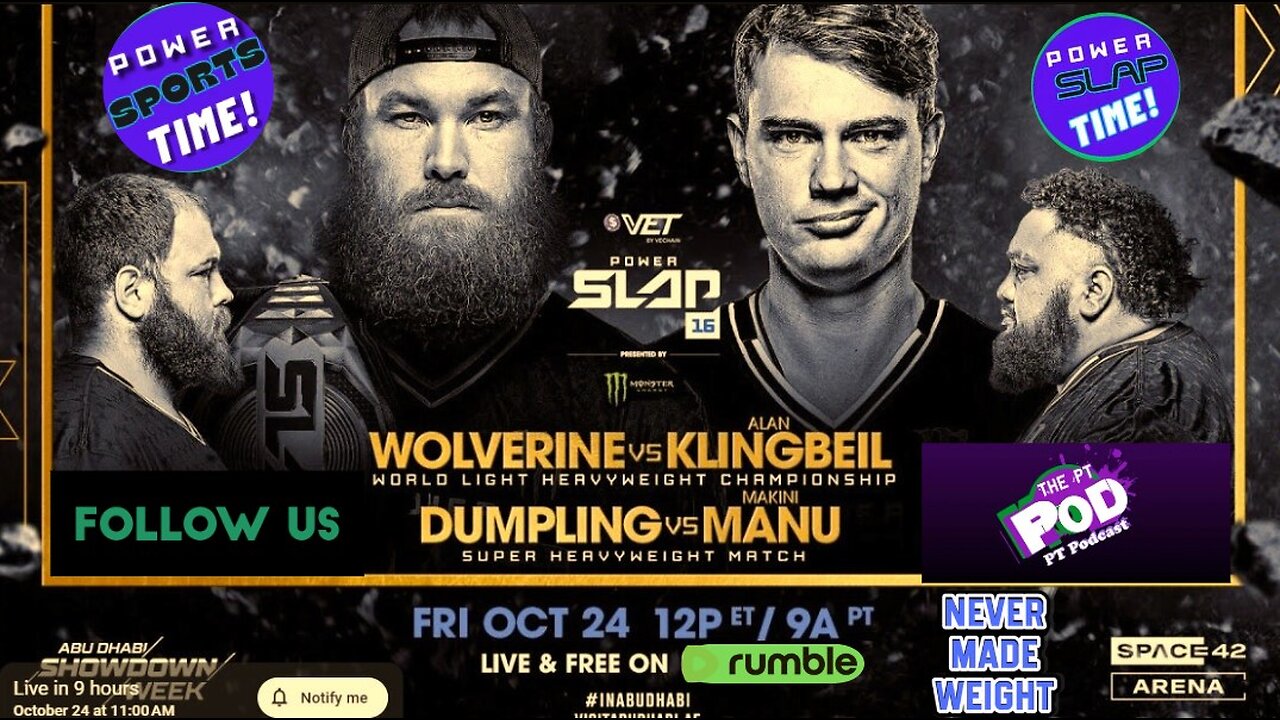 POWERSLAP 16 WATCH PARTY!
