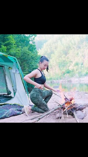 Survival bushcraft Skills #survival #camping #lifehacks #outdoors #bushcraft #shorts #skills #ideas