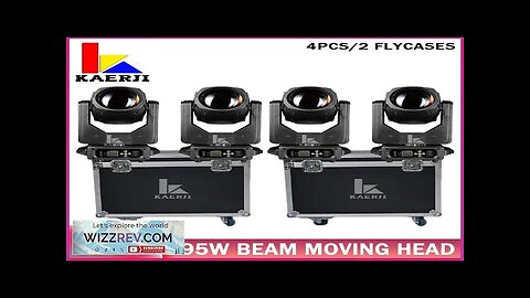 4Pcs Beam 295W 14R Moving Head Stage Light With 2Flightcase Effects DMX Review