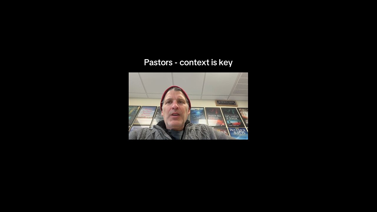 Pastors-Context is key
