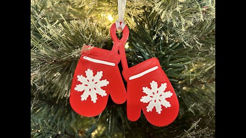 Winter Mittens Ornament