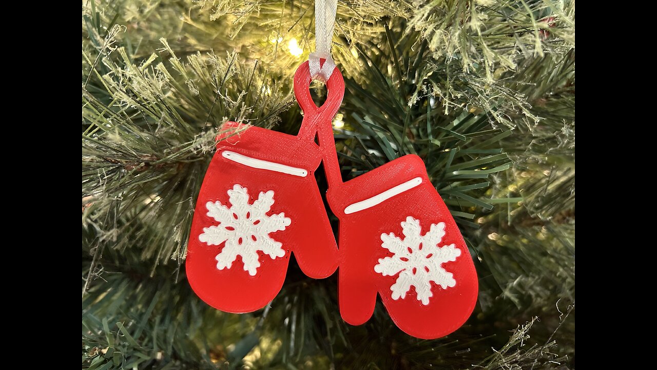 Winter Mittens Ornament