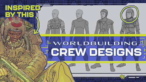 Sci Fi Fantasy Worldbuilding - Crew Outfit Concept Art