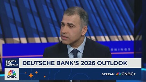 Deutsche Bank's Deepak Puri talks his outlook for 2026