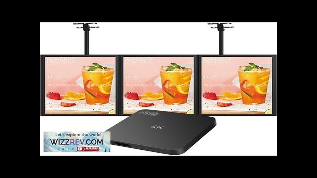 HDMI Advertising media player USB video player non-subscription CMS digital menu display Review