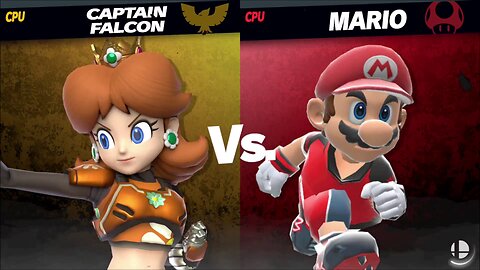 Strikers Daisy (Captain Falcon) vs Strikers Mario [ShadowMario365 SSBU Member Request]