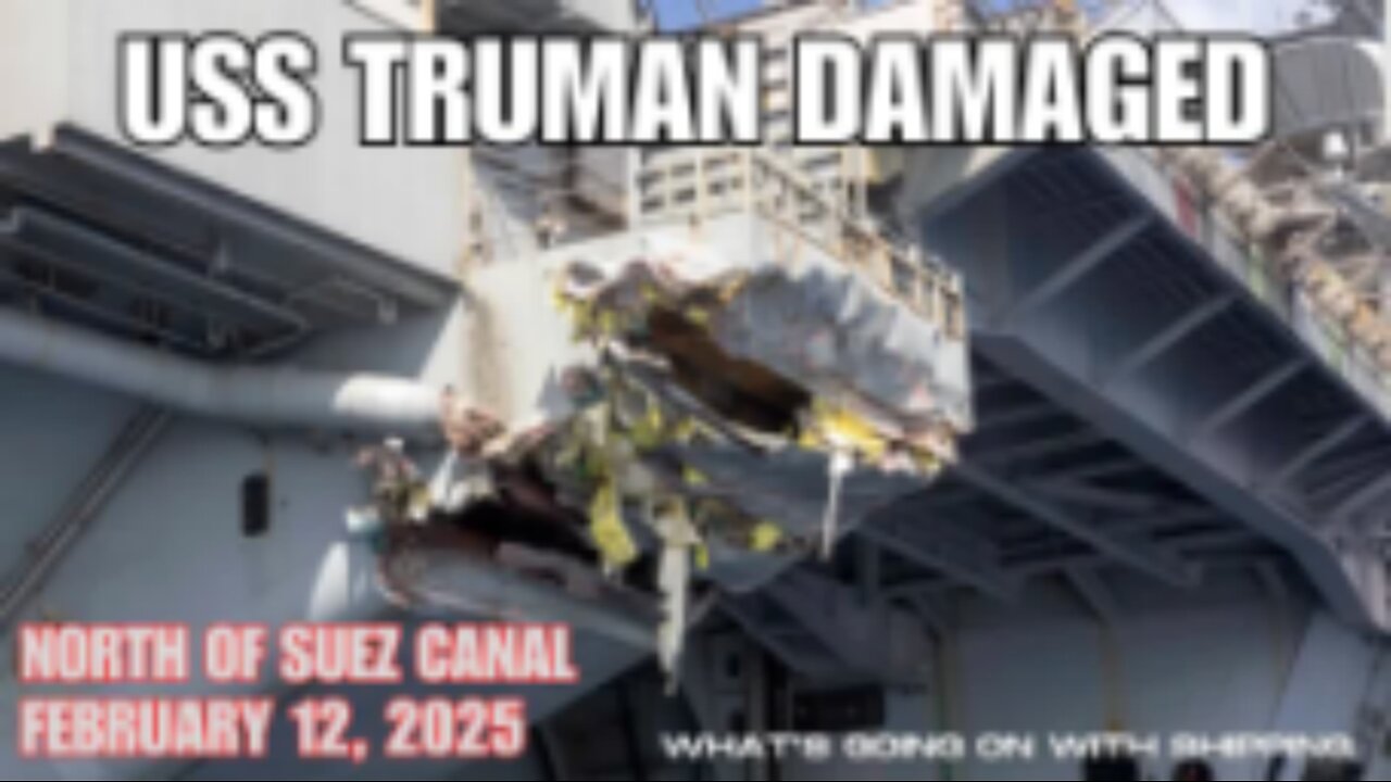 USS Harry S Truman Hull Pierced - What An Uncanny Accident!?