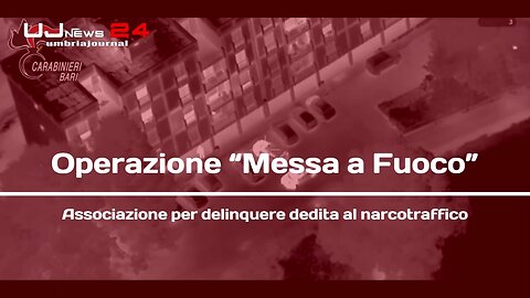 Operazione “Messa a Fuoco”: Associazione per delinquere dedita al narcotraffico