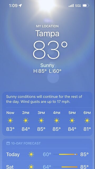 It’s 83 - Floridians are freezing