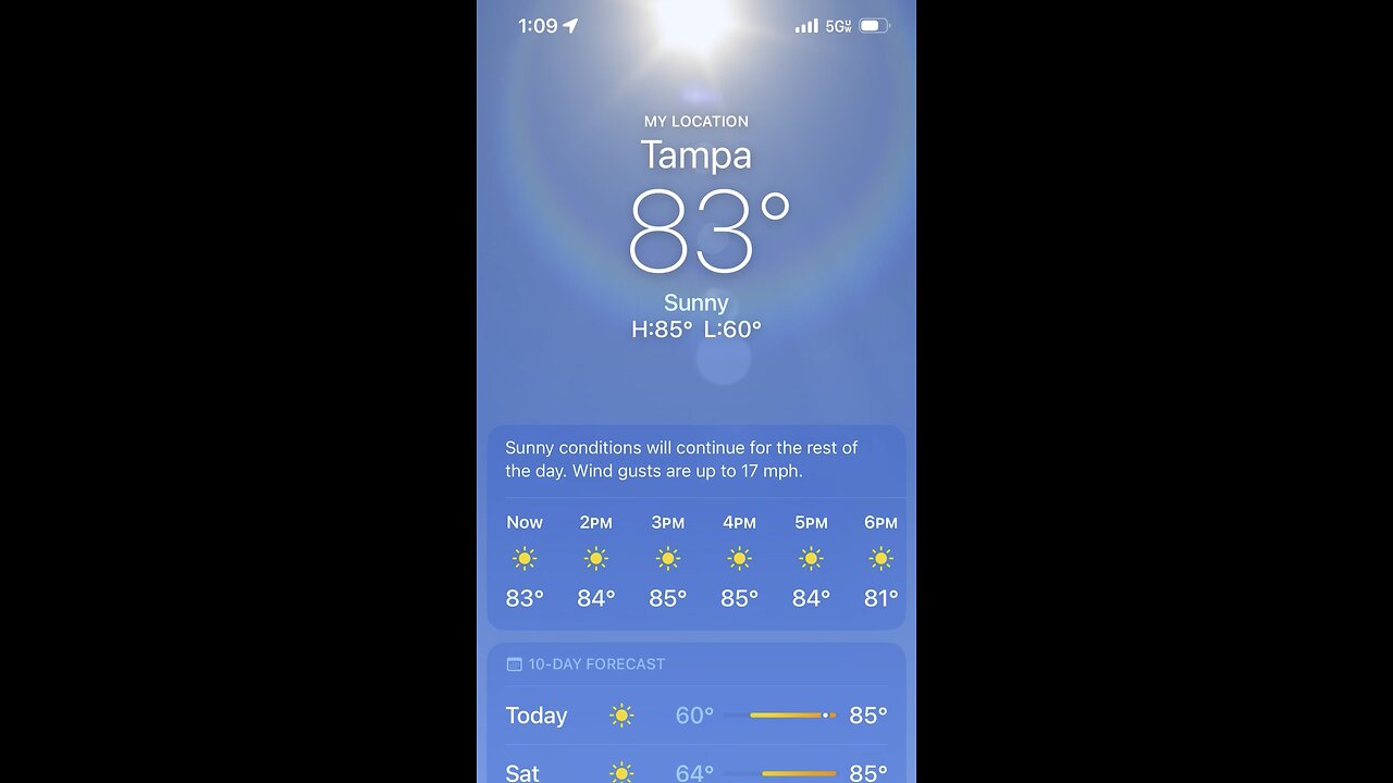 It’s 83 - Floridians are freezing