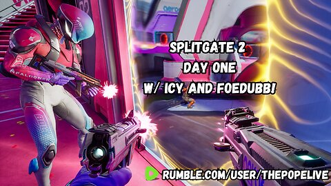 Splitgate 2 for the FIRST TIME EVER w/ Icy and Foe! | Rumble Creator Program Application Tonight!