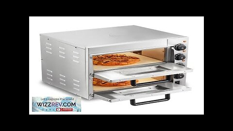 VEVOR Commercial Countertop Pizza Oven Electric Pizza Oven for 14" Pizza Indoor Review