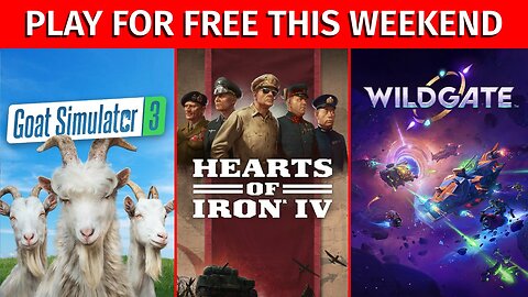 Free Weekend Event on Steam