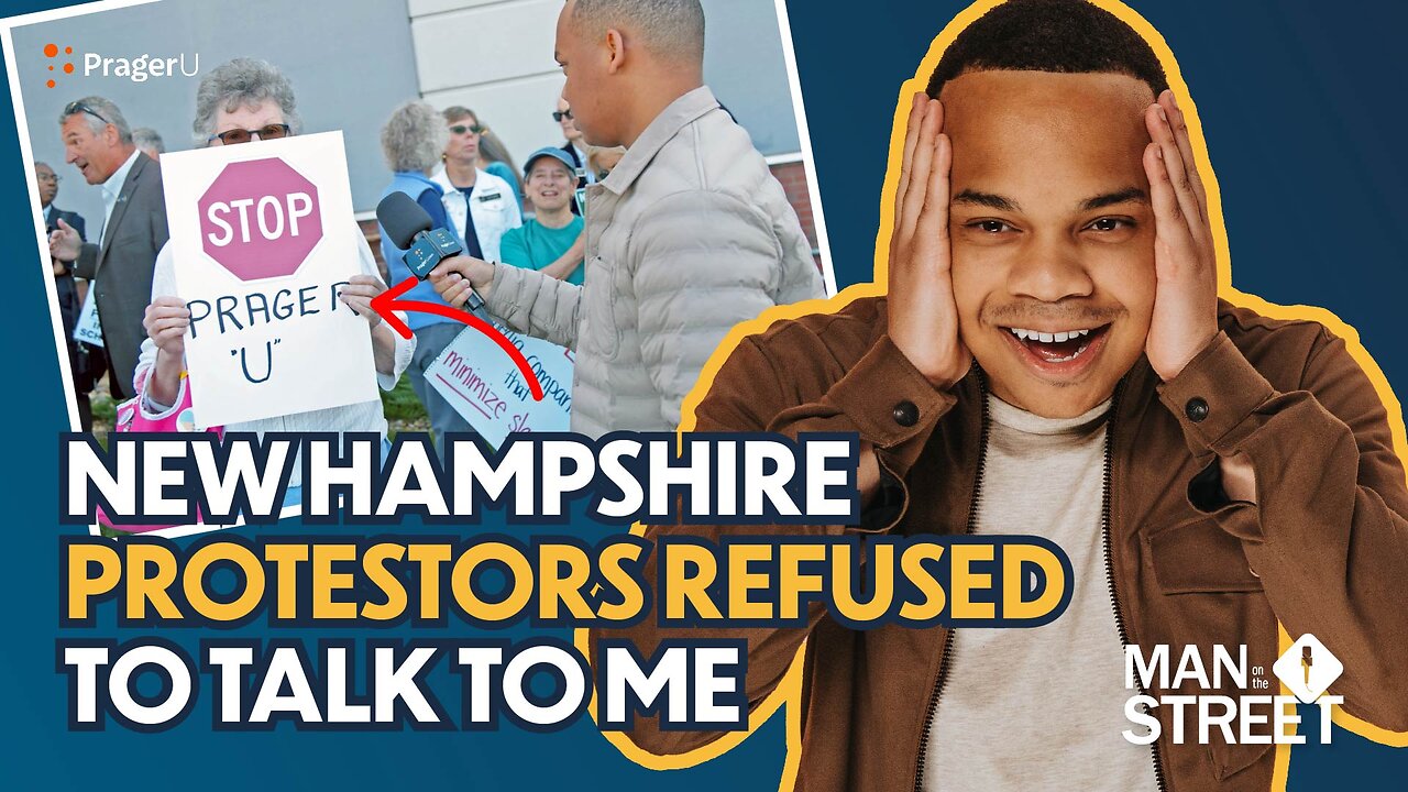 New Hampshire Protestors REFUSED to Talk to Me | Man on the Street