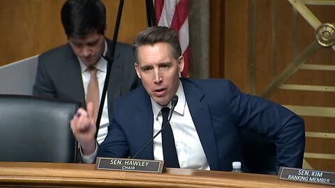'Where Is This Money Going?': Senator Hawley Presses For Answers On Where Taxpayer Dollars End Up