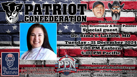 Patriot Confederation - Dr. Rima E. Laibow, MD Interview (December 31, 2024)