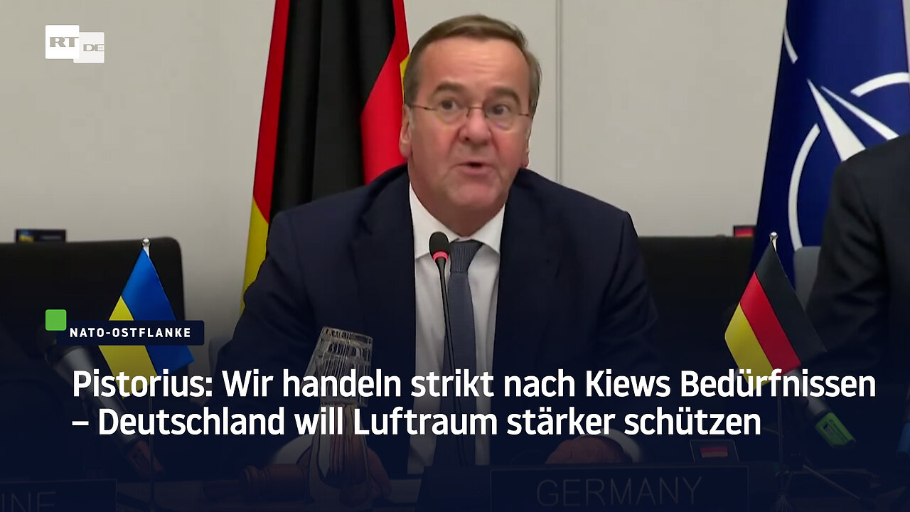 Pistorius kündigt weitere Milliardenhilfe für Kiew und "Eurofighter"-Stationierung in Polen an