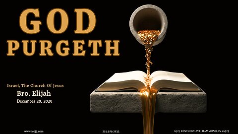 GOD PURGETH