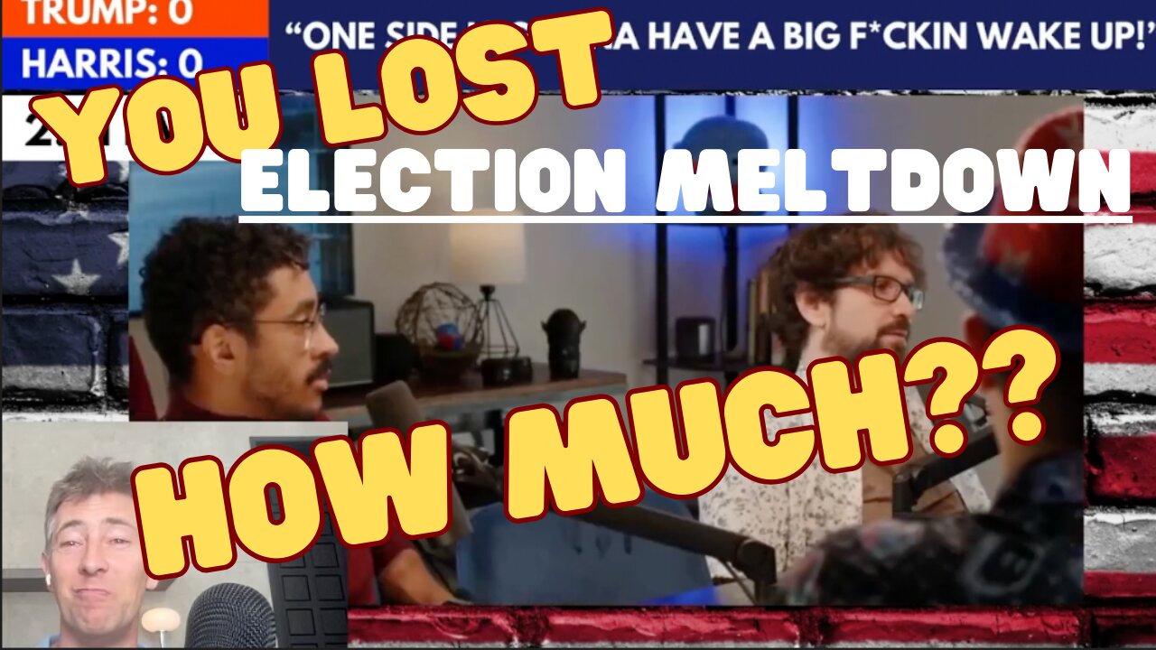 Election Night Meltdown - Destiny + Crew Cope on Losing 6 Figures Betting on Kamala