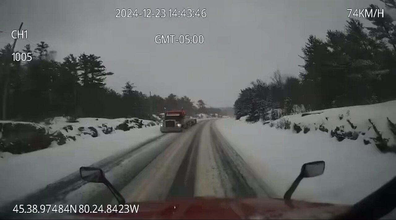 Vehicles Loses Control