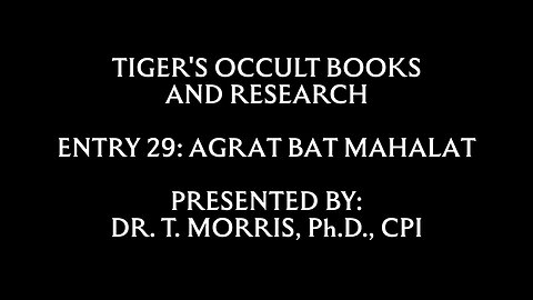 Entry 29: Agrat bat Mahalat