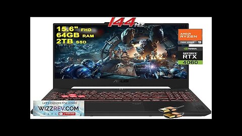 ASUS TUF Gaming A15 Laptop 15.6" FHD 144Hz (100% sRGB) AMD Zen4 Review