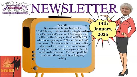 Newsletter 14-01-2024