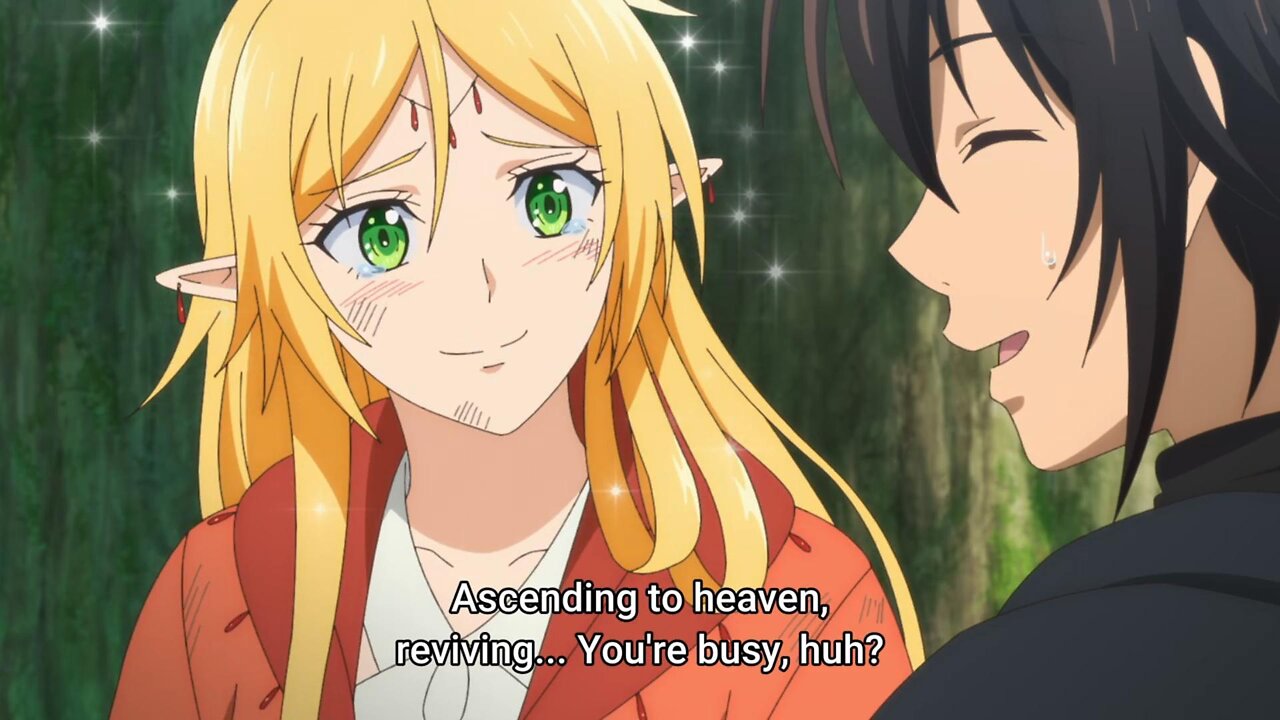meeting a hungry elf | A Gatherer's Adventure in Isekai