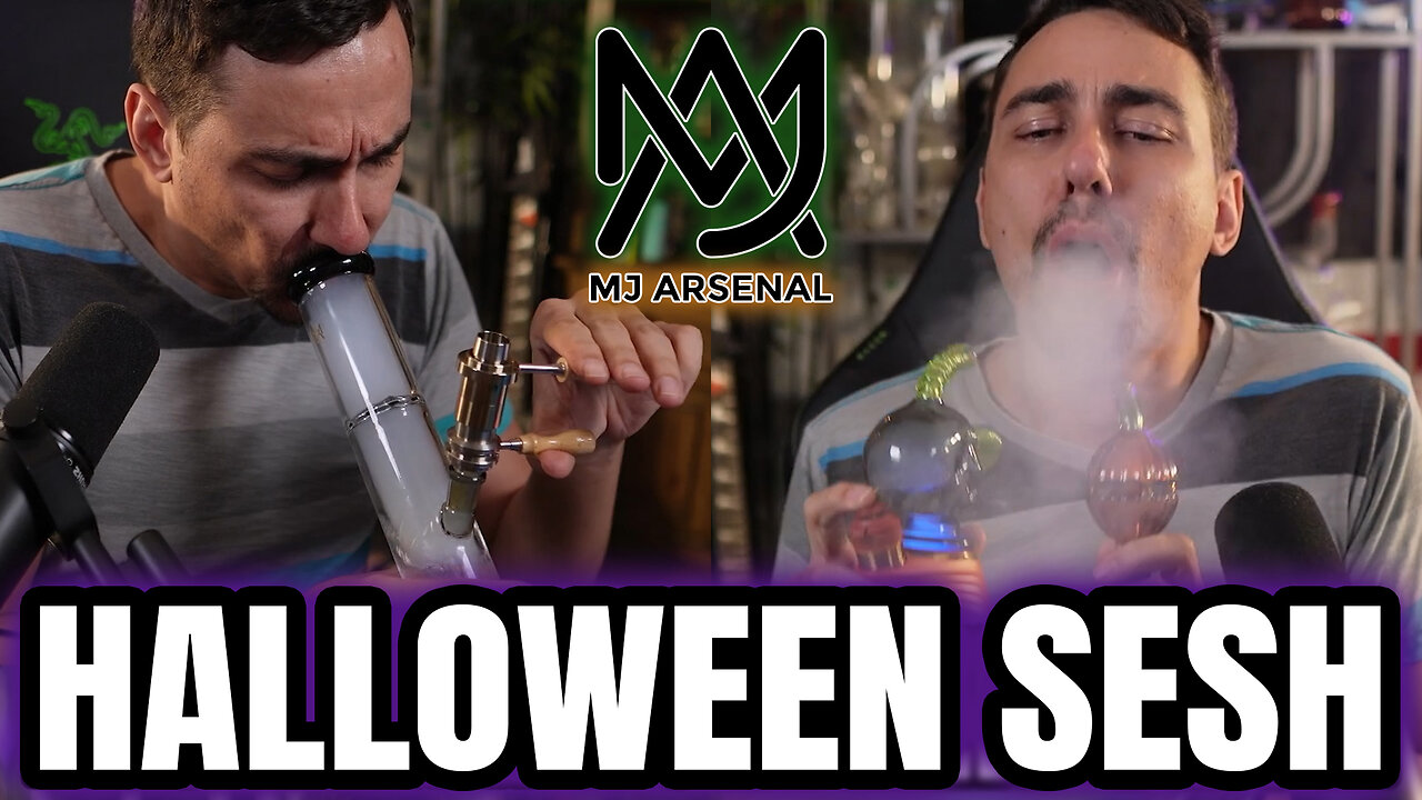 MJ Arsenal Halloween Collection!! Bong & Dab Sesh!
