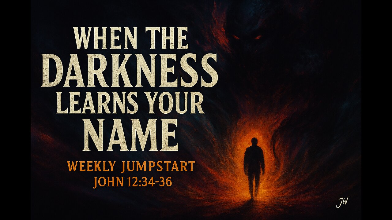 When the Darkness Learns Your Name - John 12:34–36