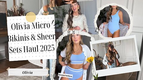 Affordable Lingerie Haul 2025 | Amazon Sheer Sets & Micro Bikinis Try-On Olivia’s Amazon Lingerie 